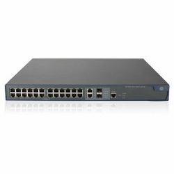 HPE 3100-24-PoE v2 EI Switch Géré L2 Fast Ethernet [10/100] Connexion Ethernet, supportant l'alimentation via ce port [PoE] 1U Noir 