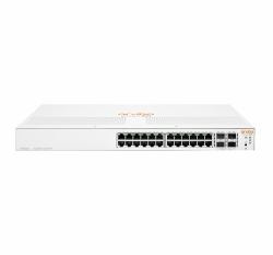 Hewlett Packard Enterprise Aruba Instant On 1930 24G Class4 PoE 4SFP/SFP+ 195W Géré L2+ Gigabit Ethernet [10/100/1000] Connexion Ethernet, supportant l'alimentation via ce port [PoE] 1U Blanc 
