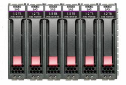 HPE MSA 48TB SAS 12G Midline 7.2K LFF [3.5in] M2 1yr Wty 6-pack HDD Bundle 