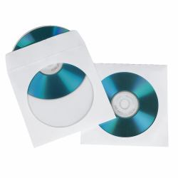 Hama CD Paper Sleeves, white, 100 pcs/Pack 1 disques Blanc 