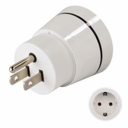 Hama 00121994 adaptateur prise d'alimentation Blanc 