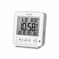 Hama 00185894 réveille-matin Réveil numérique Blanc 