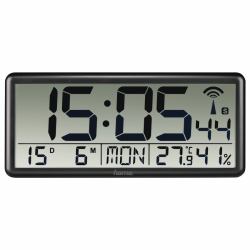 Hama Jumbo Horloge numérique Rectangle Noir 