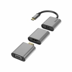 Hama 00200306 adaptateur graphique USB 4096 x 2160 pixels Gris 