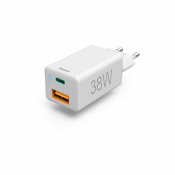 Hama 00201640 chargeur d'appareils mobiles Smartphone, Tablette Blanc Secteur Charge rapide Intérieure 