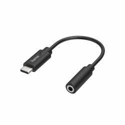 Hama 00205282 câble de téléphone portable Noir USB C 3,5mm 