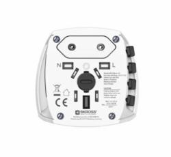 Hama MUV Micro adaptateur prise d'alimentation Universel Blanc 