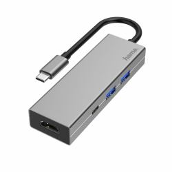 Hama 00200107 station d'accueil USB 3.2 Gen 1 [3.1 Gen 1] Type-C Anthracite, Gris 