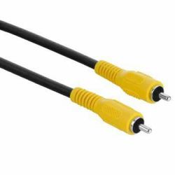 Hama Video Connecting Cable RCA [phono] Plug - RCA [phono] Plug, 3 m câble video composite Noir 