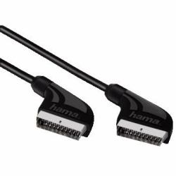 Hama Connecting Cable Scart Plug - Plug, 4 m Câble SCART SCART [21-pin] Noir 