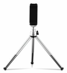 Hama Fancy 2in1 trépied Caméra de Smartphone/numérique 3 pieds Argent 