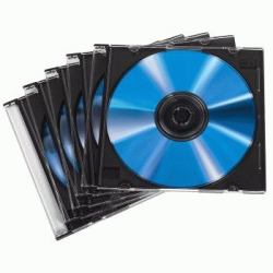 Hama CD Slim Jewel Case, pack 50 Pcs 1 disques Transparent 
