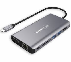 Hypertec ProDock HYP-USBCPD-L2 station d'accueil Avec fil USB 3.2 Gen 1 [3.1 Gen 1] Type-C Argent 