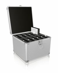 ICY BOX IB-AC628 Valise Métal, Plastique Argent 