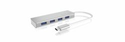 ICY BOX IB-HUB1425-C3 USB 3.2 Gen 1 [3.1 Gen 1] Type-C 5000 Mbit/s Argent 