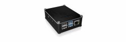 ICY BOX Case Black - Warranty: 24M