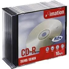 Imation 73000023082 CD vierge CD-R 700 Mo 52x 10 pièce[s] 
