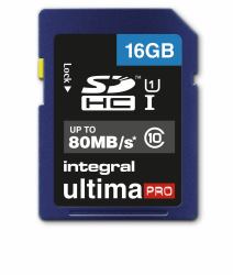 Integral INSDH16G10-80U1 mémoire flash 16 Go SD UHS-I 