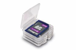 Integral INSDQUADBOX logement pour carte mémoire 4 cartes Transparent 