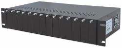 Intellinet 507356 châssis de réseaux 2U Noir 
