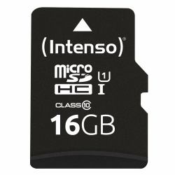 Intenso 3424470 mémoire flash 16 Go MicroSD UHS-I Classe 10 