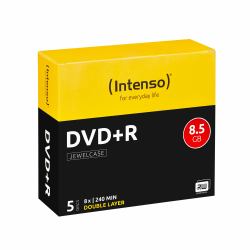 Intenso DVD+R 8.5GB, DL, 8x 8,5 Go DVD+R DL 5 pièce[s] 