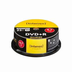 Intenso DVD+R 4.7GB, Printable, 16x 4,7 Go 25 pièce[s] 