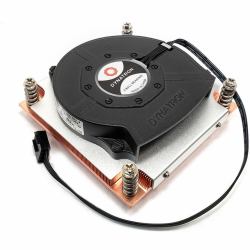 Inter-Tech Q-3 Processeur Dissipateur thermique/Radiateur 8 cm Noir, Argent 1 pièce[s] 