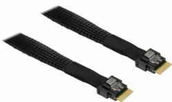 Inter-Tech SFF-8654 4i 0,7 m 24 Gbit/s Noir 