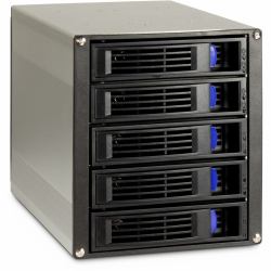 Inter-Tech ST-5255 Boîtier HDD Noir 2.5/3.5" 