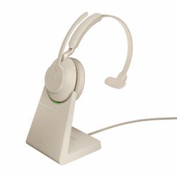 Jabra Evolve2 65 Casque Sans fil Arceau Bureau/Centre d'appels USB Type-A Bluetooth Socle de chargement 