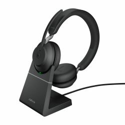 Jabra Evolve2 65 Casque Sans fil Arceau Bureau/Centre d'appels USB Type-C Bluetooth Socle de chargement Noir 