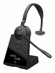 Jabra Engage 75 Mono Casque Sans fil Arceau, Minerve Bureau/Centre d'appels Bluetooth Socle de chargement Noir 