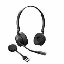 Jabra Engage 55 Casque Sans fil Arceau Bureau/Centre d'appels Noir, Titane 