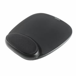 Kensington Tapis de souris en gel, repose-poignets intégré, noir 