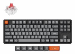 Keychron K8 Max clavier Universel USB + RF Wireless + Bluetooth QWERTY Nordique Noir  - version étrangère