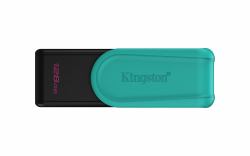 Kingston Technology DataTraveler 128GB Portable USB 3.2 Gen 1 Exodia S [Noir/Turquoise] 