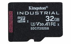 Kingston Technology Carte 32GB microSDHC Industrielle C10 A1 pSLC emballage individuel sans adaptateur 