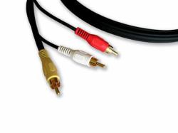 Kramer Electronics 3xRCA M/M, 4.6m câble video composite 4,6 m RCA Noir 