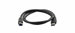 Kramer Electronics 6ft, USB3.0-A - USB3.0-B câble USB USB 3.2 Gen 1 [3.1 Gen 1] 1,8 m USB A USB B 5 Gbit/s Noir 