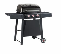 LANDMANN midas 3.0 Grill Gaz naturel Chariot Noir, Acier inoxydable 