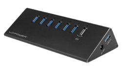 LC-Power USB Hub USB 3.2 Gen 1 [3.1 Gen 1] Type-A 5000 Mbit/s Noir 