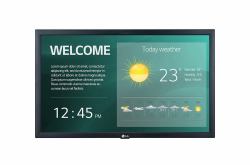 LG 22SM3G-B Écran d'affichage dynamique Écran plat de signalisation numérique 54,6 cm [21.5"] IPS Wifi 250 cd/m² Full HD Noir Intégré dans le processeur 16/7 