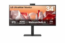 LG 34BA85QE-B écran plat de PC 86,4 cm [34"] 3440 x 1440 pixels Wide Quad HD LCD Noir 