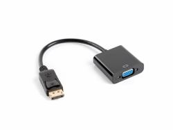 Lanberg AD-0002-BK câble vidéo et adaptateur 0,2 m VGA [D-Sub] DisplayPort Noir 