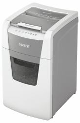 Leitz 80140000 destructeur de papier Découpage par micro-broyage 55 dB 22 cm Gris, Blanc 