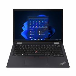 Lenovo ThinkPad X13 Yoga Gen 3 Intel® Core™ i7 i7-1255U Hybride [2-en-1] 33,8 cm [13.3"] Écran tactile WUXGA 16 Go LPDDR4x-SDRAM 512 Go SSD Wi-Fi 6E [802.11ax] Windows 11 Pro Anglais britannique Noir  - Version UK