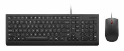 Lenovo 4X31R64403 clavier Souris incluse maison/bureau USB Belge, Français Noir  - version étrangère