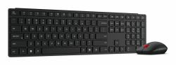 Lenovo 4X31S04841 clavier Souris incluse maison/bureau RF sans fil + Bluetooth Espagnole Noir  - Version UK