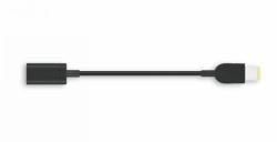 Lenovo 4X90U45346 câble USB 0,018 m USB-C Slim-tip Noir 